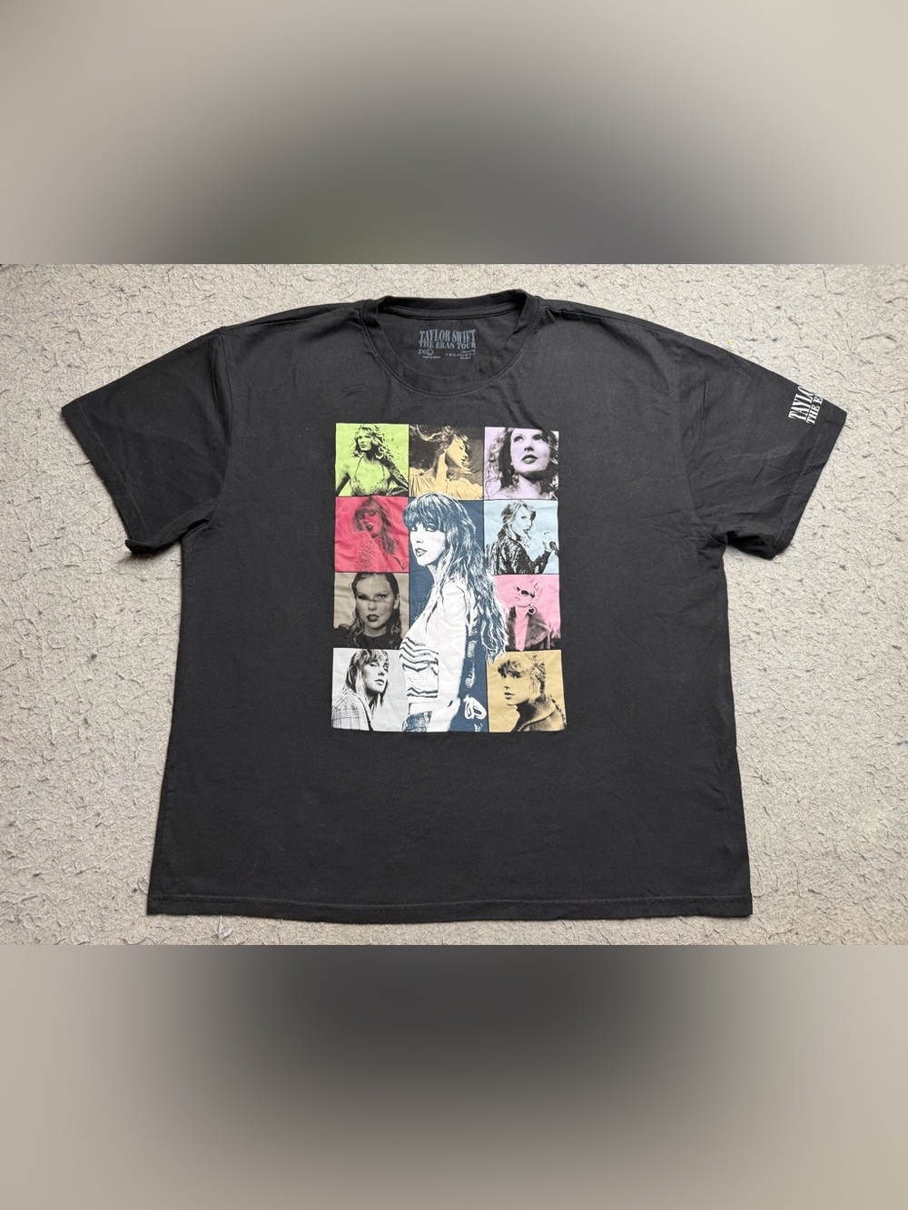 Taylor Swift Eras Tour Shirt Adult 2XL Concert Photographic Grid Tee